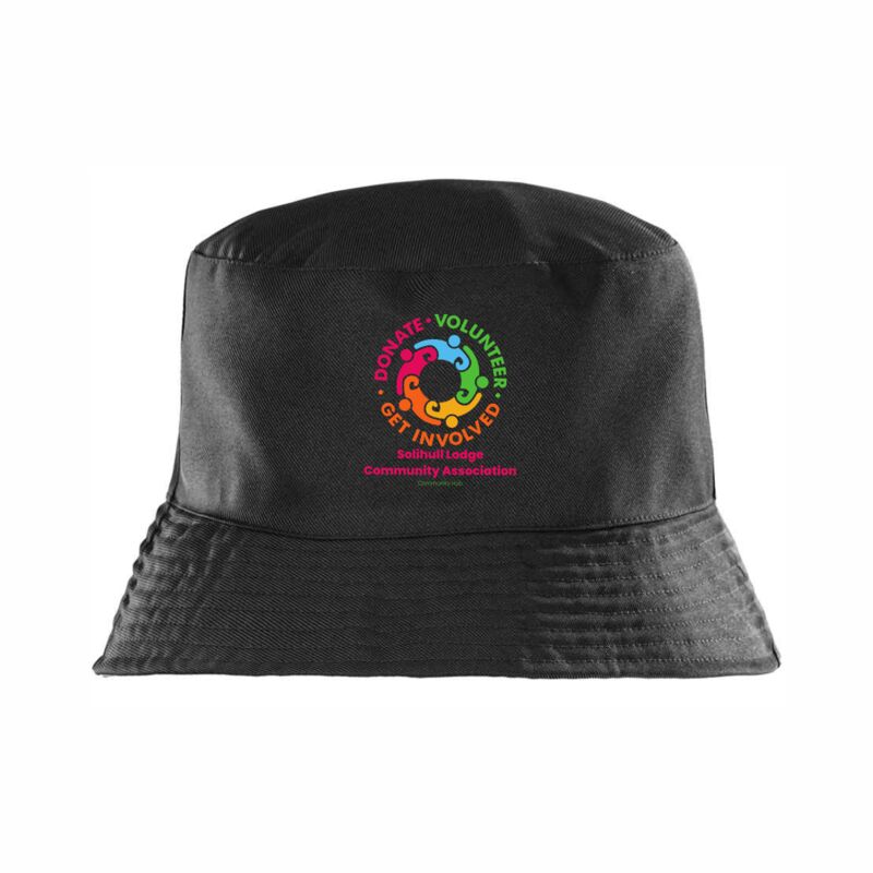 Solihull Lodge Bucket Hat Black Thumbnail