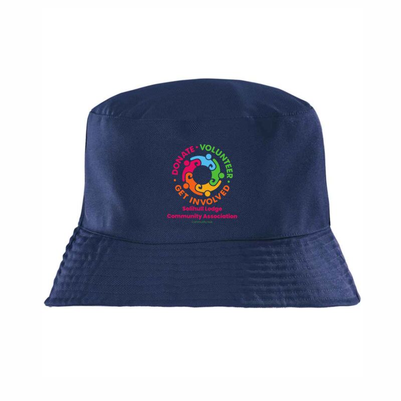 Solihull Lodge Bucket Hat Navy Thumbnail